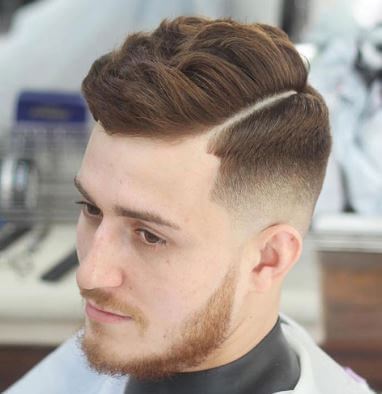side partition men perm